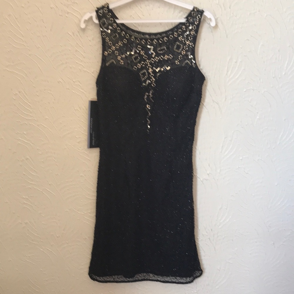 Beautiful beaded dress.